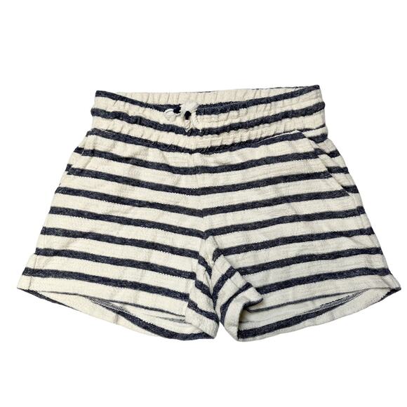 Old Navy Striped Terry Shorts Size 6/7 - Picture 1 of 5
